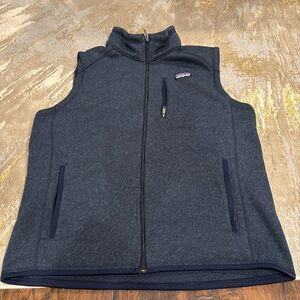 Patagonia STY25882FA17 Full Zip Chest Pocket Fleece Greyish blue Vest Size XL